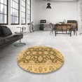 thumbnail image 3 of Ahgly Company Indoor Rectangle Abstract Dark Brown Oriental Area Rugs, 8' x 10', 3 of 6