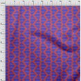 thumbnail image 4 of oneOone Rayon Dark Blue Fabric Geometric Sewing Craft Projects Fabric Prints By Yard 56 Inch Wide, 4 of 4