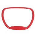 thumbnail image 3 of Steering Wheel Frame, Delicate  ABS Plastic Steering Wheel Cover Trim  For Car Black,Red,Carbon Fiber Style, 3 of 8