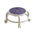 thumbnail image 1 of Purple Breathable Rolling Stool With 360 Degree Wheels 26 X 26 X 19 Inches Mesh Design Swivel Seat For Home Office Compact Mobile Stool Lightweight Portable Seat Space Saving Ergonomic Des, 1 of 6