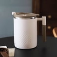 thumbnail image 4 of TIMIFIS Appareils de Cuisine Tasse à Café Portable à Double Couche en Acier Inoxydable avec Couvercle et Poignée Tasse à Café Isolée Chauffable par Induction pour Voyage Camping Bureau Rangement et Organisation, 4 of 8