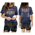 thumbnail image 1 of LUOGENLI T-shirts pour Femme pour Femmes T-Shirt Décontracté à Imprimé de Lettres Col Rond Manches Courtes T-Shirt Haut T-shirts pour Femmes T-Shirt Graphique Saint-Valentin Marine P, 1 of 4
