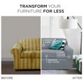 thumbnail image 3 of CHOK 2024 Pixel Housse Extensible pour Causeuse 2 Pcs Noire, 3 of 9