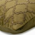thumbnail image 2 of The HomeCentric Designer Sage Green 12"x18" (30x45 cm) Rectangle Pillow Covers, Velvet Lattice & Beaded Lumbar Pillow Covers, Geometric Pattern Modern Style - Sage Lattice, 2 of 3