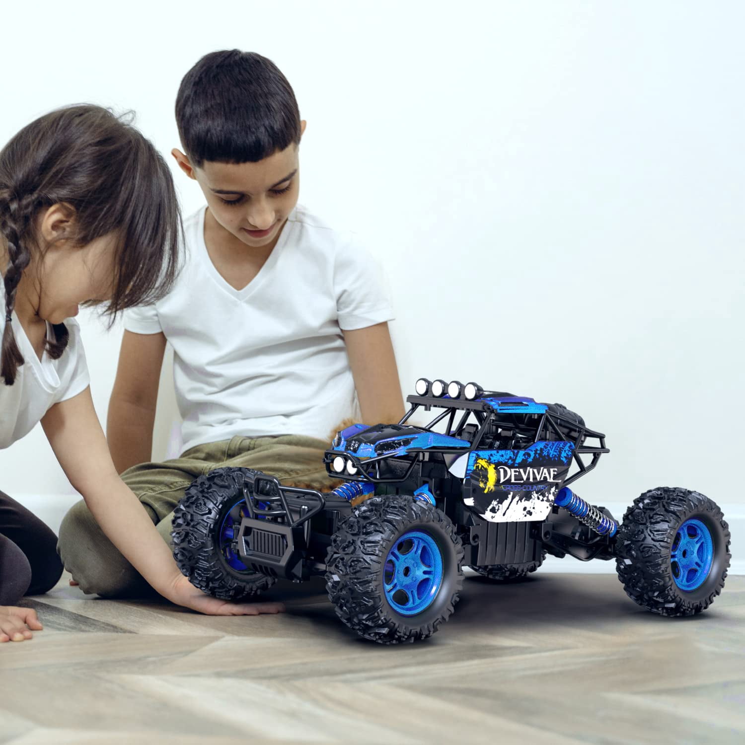 CROBOLL 1:12 Large Remote Control car for Boys Kids with Lifting Function,4WD RC Cars Electric Monster Truck Toy Gifts 4X4 Off-Road RC Rock Crawler 2.4GHz RC Truck wi