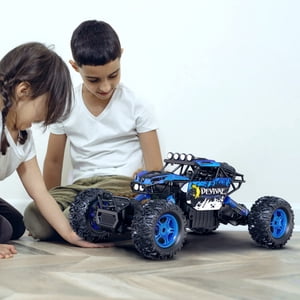 CROBOLL 1:12 Grande voiture de télécommande pour les garçons enfants avec fonction de levage,4WD RC Voitures Electrique Monster Truck Jouet Cadeaux 4X4 hors route RC Rock Crawler 2.4GHz RC Camion