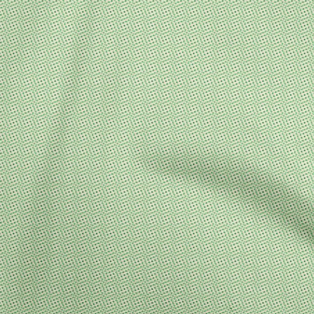 oneOone Polyester Spandex Sea Green Fabric Dot Dress Material Fabric Print Fabric By The Yard 56 Inch Wide