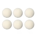 thumbnail image 2 of Wool Drying Balls, 6 Pcs High Density Adsorb Impurities Reduce Static Electricity Laundry Wool Balls Household Portable Reusable Skin Friendly Wool Drying Balls, 2 of 8