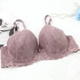 thumbnail image 4 of Lenpel Women's Plus Size Push up Bras Comfort Underwire Supportive Full Coverage Lace Bralettes Lifting Everyday Bras, 4 of 4