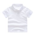 thumbnail image 2 of XZNGL Childrens Summer Solid Color Short-sleeved Top Mens And Womens Big Childrens Solid Color T-shirt, 2 of 9