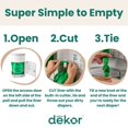 thumbnail image 4 of Dekor Eko Plus Diaper Pail Refills (4 Pack), 4 of 5