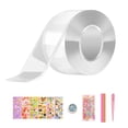 thumbnail image 3 of yuksok Ruban à Bulles Soufflant Double Face Réutilisable Ruban Transparent Ruban de Montage C, 3 of 9
