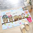 thumbnail image 3 of Bathroom Floor Mat Quick Dry Cartoon Strong Water Absorption Decorative Wipe Clean Animals Print Living Room Welcome Mat for Home, 3 of 8