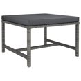 thumbnail image 5 of vidaXL 8 Piece Garden Lounge Set with Cushions Poly Rattan Grey, 5 of 5