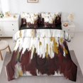 thumbnail image 1 of YST Oil Painting Bedding Set, Modern Abstract Design, 7-Piece, Twin, 1 of 4