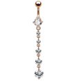 thumbnail image 1 of TIMIFIS Dangle Belly Button Rings Belly Button Ring Updated S Urgical Steel Belly Button Rings With Properly ummer, 1 of 1