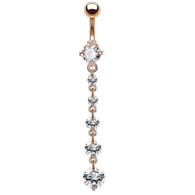 TIMIFIS Dangle Belly Button Rings Belly Button Ring Updated S Urgical Steel Belly Button Rings With Properly ummer