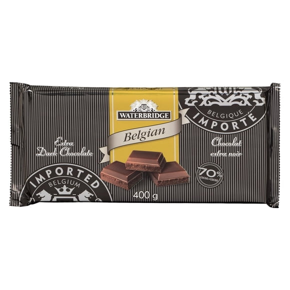 Waterbridge Gold Bar Extra Dark Chocolate, 400 Grams
