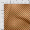 thumbnail image 2 of oneOone Rayon Orange Fabric Geometric Fabric For Sewing Printed Craft Fabric By The Yard 56 Inch Wide, 2 of 4