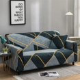thumbnail image 1 of Housse de Sofa Géométrique 1/2/3/4 Places Extensible en Spandex en Forme de L Housses de Sofa Méridienne Housse de Canapé d'Angle Protège-Meubles, 1 of 7