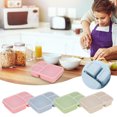 thumbnail image 3 of TUWABEII Boîtes à Lunch pour Adultes et Enfants, Contenants Réutilisables en Paille de Blé pour la Préparation des Repas à l'École, au Travail, en Voyage, 3 of 7