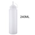 thumbnail image 2 of Coofit Bouteille Compressible en Plastique Rechargeable 8,45 Oz Bouteille à Jets Compressibles Bouteille à Condiments, 2 of 10