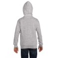thumbnail image 3 of Hanes Comfortblend EcoSmart Kids` Full-Zip Hoodie Sweatshirt, M, Light Steel, 3 of 3