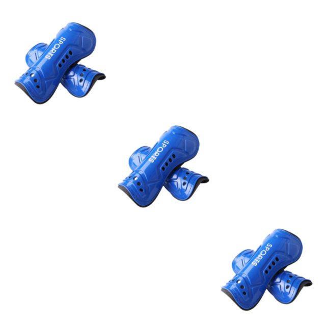 maskred Adult Knee Support Comfortable And Injury Prevention Sports Protection Leg Sleeves Adjustable kid blue 3Set