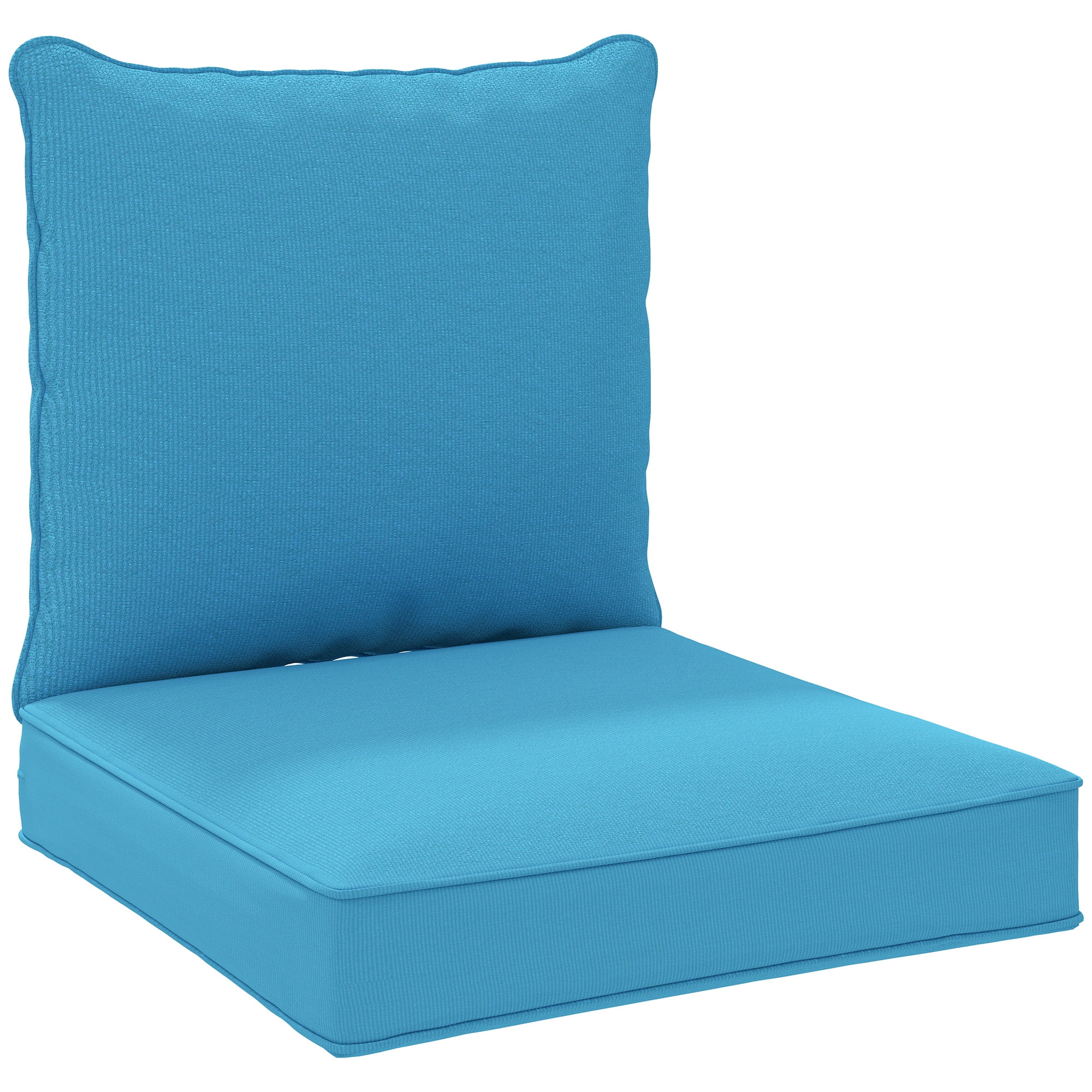 Outdoor Patio Chair Cushions Deep Seat Replacement Patio Cushions Set Turquoise