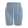 thumbnail image 5 of Plebaso Shorts pour Femmes 2025 Imprimé Rayé Shorts de Plage Taille Haute Mode Leggings Courts, 5 of 5
