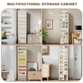 thumbnail image 4 of 6 Tier Foldable Shoe Rack Organizer for Closet 6-12Pairs Plastic Clear Collapsible Shoe Shelf For Front Door Entrance, Stackable Folding Shoes Storage Boxes Dustproof, 4 of 7
