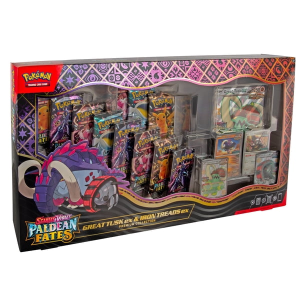 Pokemon TCG: Paldean Fates Great Tusk ex & Iron Threads ex Premium