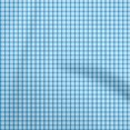 thumbnail image 1 of oneOone Polyester Spandex Royal Blue Fabric Check Craft Projects Decor Fabric Printed By The Yard 56 Inch Wide, 1 of 5