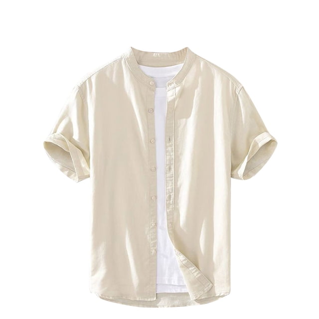 Timegard Womens Summer Tops Plus Size Short Sleeve Button down Lightweight Casual Tops Basic Shirts