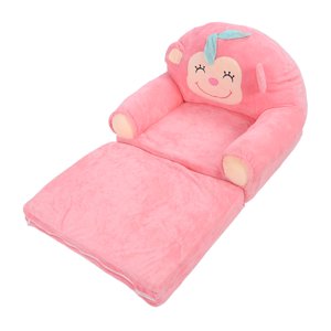 Children Sofa, Kids Sofa Monkey Ergonomic Folding  for Home Pink