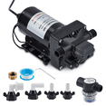 thumbnail image 1 of Fresh Water Diaphragm Pump, Rv Pump, Fresh Water Pump,Pressure Adjustable (40-80 PSI) with Auto Switch for RV, Boat, Water Purifier & Solar System, 1 of 8