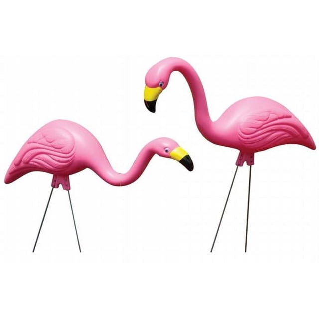 Allied Precision Lawn & Garden G-2 2 Count Pink Flamingos