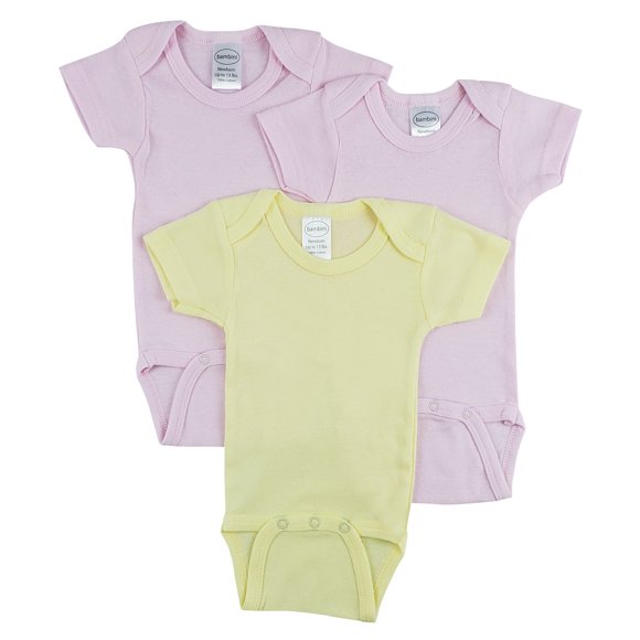 Bambini une-Pièce à Manches Courtes, Lot de 3