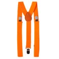 thumbnail image 1 of Men's 1 Inch Wide Solid Adjustable Suspenders - Orange, 1 of 2