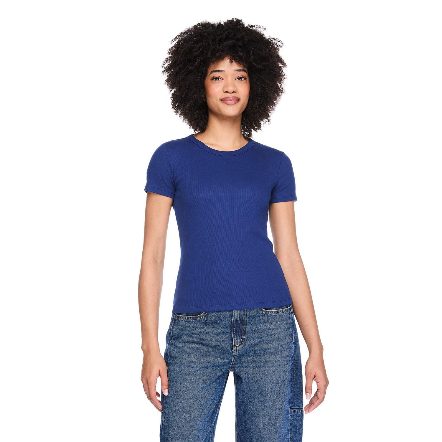 George Women's Rib Crew-Neck T-Shirt