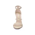 thumbnail image 2 of BLISSFUL STEP Women's Open Toe Triple Straps Stiletto High Heeled Sandals, 2 of 7