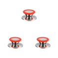 thumbnail image 1 of kurtrusly Bouton de Couvercle de Pot en Acier Inoxydable Anti-Brûlure Remplacement Poignée de Couvercle de Poêle de Cuisine Accessoires Modifiés Rouge Petit 3Ensemble, 1 of 6