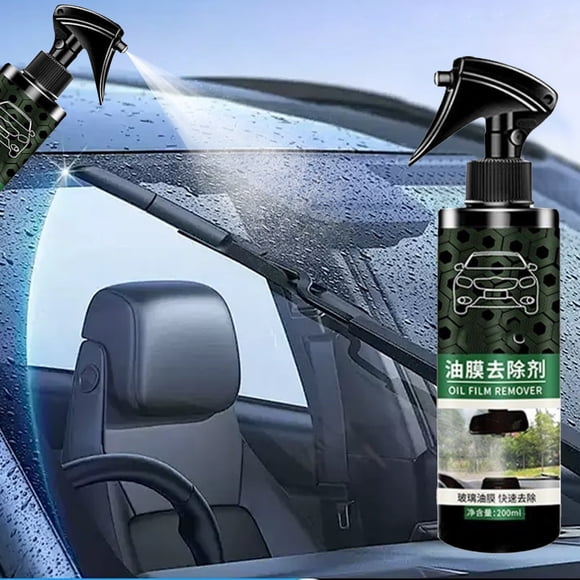 Wzzjkit Car Oil Film Cleaning Milk Windscreen Oil Film Stain Remover Wiper Oil Film Cleaner 200ml