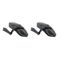thumbnail image 1 of Decodeary Carbon Fiber Motorcycle Rear Wheel Fender Mudflap for Niu Technologies Sleek and Reliable 2nd Generation Black 2Set, 1 of 1