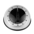 thumbnail image 1 of EIGTHTAIL Minuterie de Cuisine 60 Minutes en Acier Inoxydable, Minuterie de Cuisine à Remontage Mécanique, Rappel de l'Heure dans le Sens des Aiguilles d'Une Montre, Temps de Cuisson des Aliments, Horloge Analogique (Noir), 1 of 9