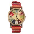 thumbnail image 2 of Montre, Bracelet en Cuir PU Multicolore Montre Bohème Heure Exacte pour Parti Rouge, Bleu, 2 of 8