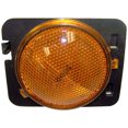 thumbnail image 4 of Convient 2007-2018 Jeep Wrangler JK Crown Automotive Lumière de Marqueur Latérale 55078144AA Lentille Ambrée; Simple, 4 of 5