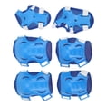 thumbnail image 3 of Roller Skating Protective Gear, Good Cushioning Knee Elbow Pad Guards  For Outdoor Sports Blue, 3 of 8