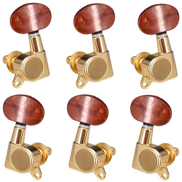 3L3R6R6L Fully Enclosed Locking Tuning Pegs Tuner For Electric Acoustic guitar