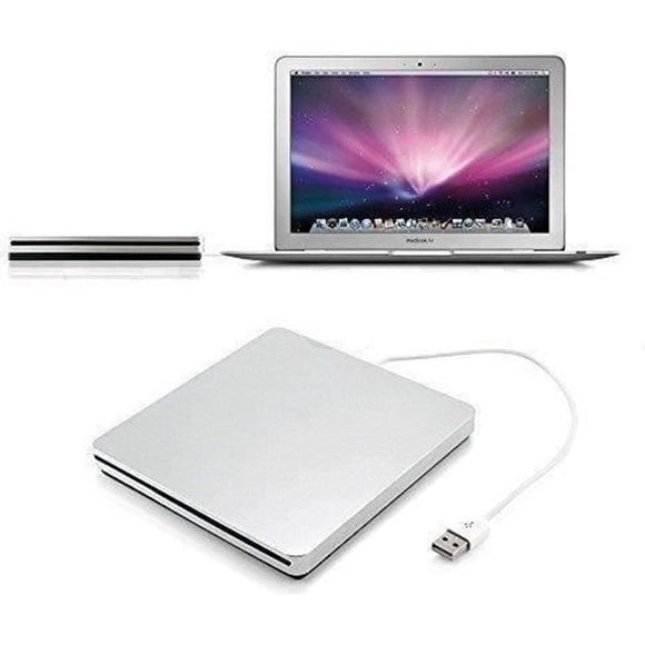 External USB CD-DVD Burner Drive Compatible with Apple MacBook Pro-Air-Mac mini
